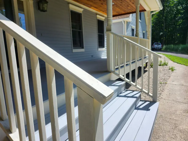 Porch stair and rail detail