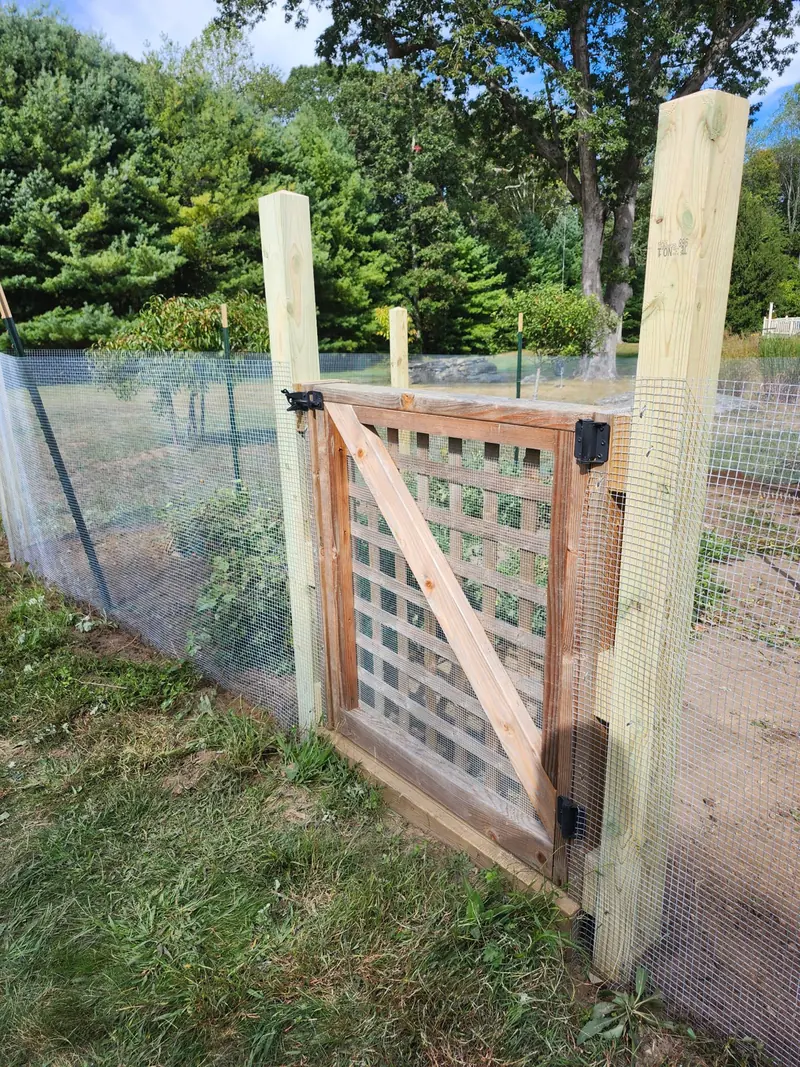 Cedar garden gate