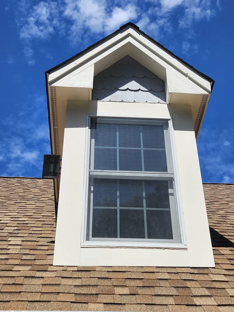 Dormer window and trim